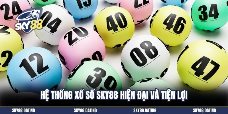 Hệ thống xổ số SKY88 hiện đại và tiện lợi